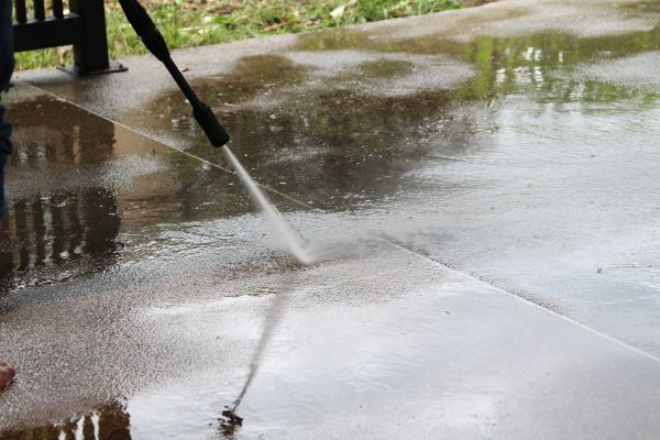 Concrete Deck Cleaning in La Crosse