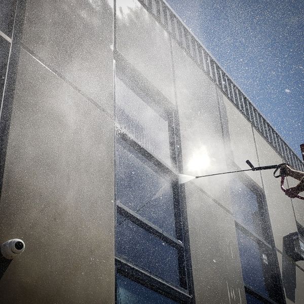 Exterior Building Washing in La Crosse
