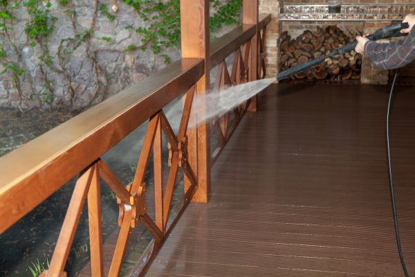 Porch Dirt Removal in La Crosse