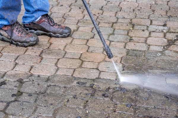 Stone Patio Cleaning in La Crosse