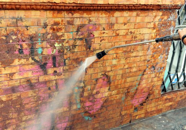Cost of Brick Graffiti Cleaning in La Crosse